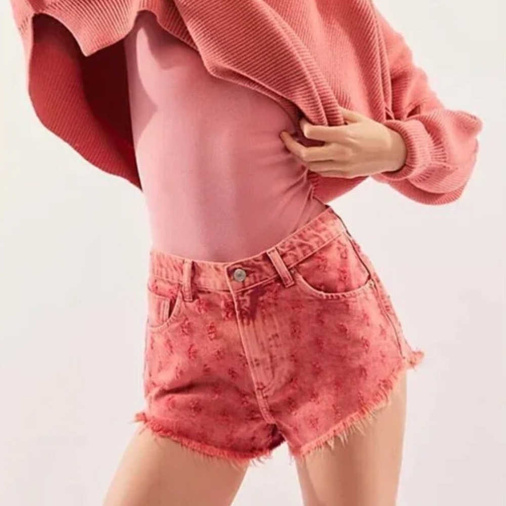 We The Free | NWT Hi-Lo Shorts Dragonfruit Sorbet